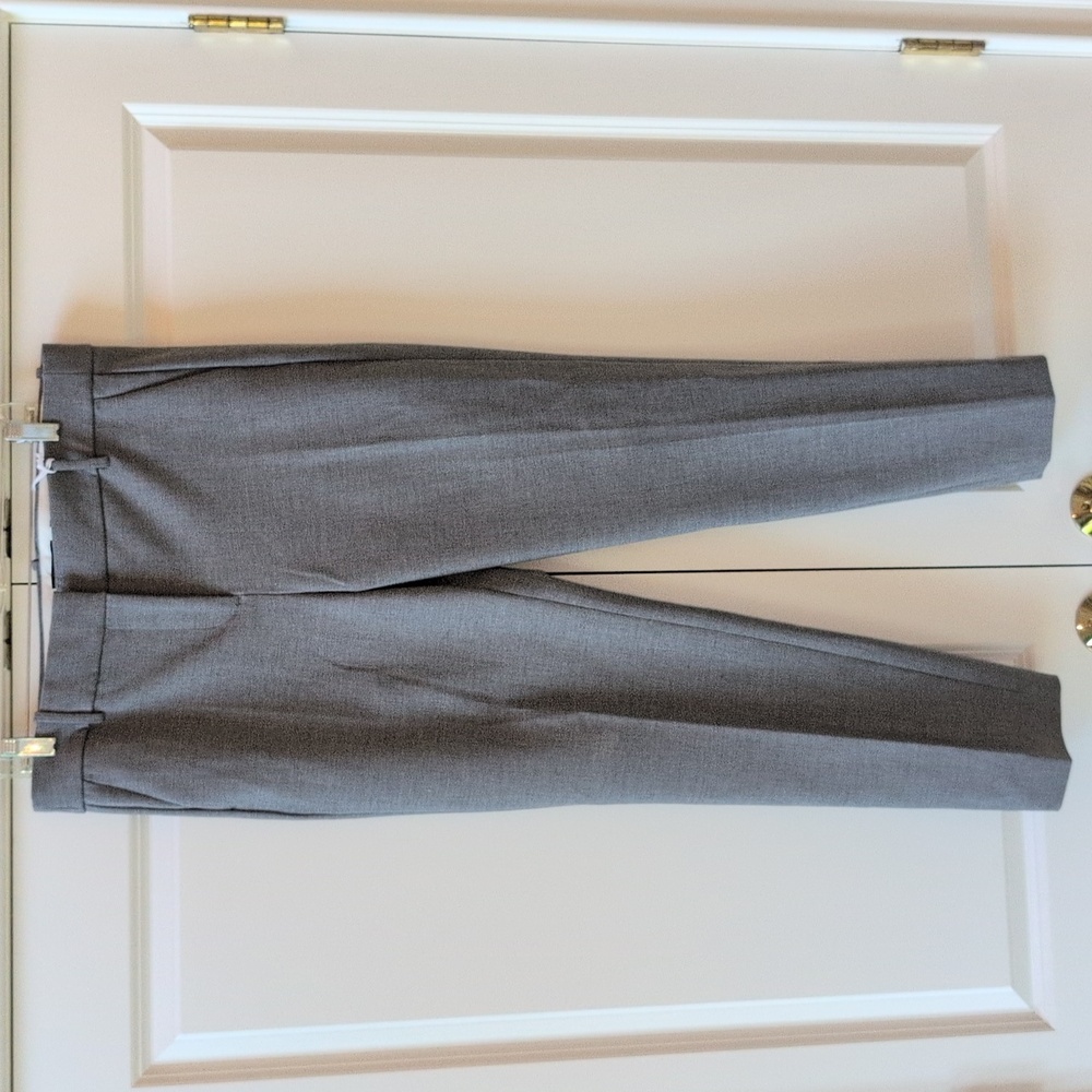 NWT 14 Tall Grey Women's J Crew Cameron Crop Pants
